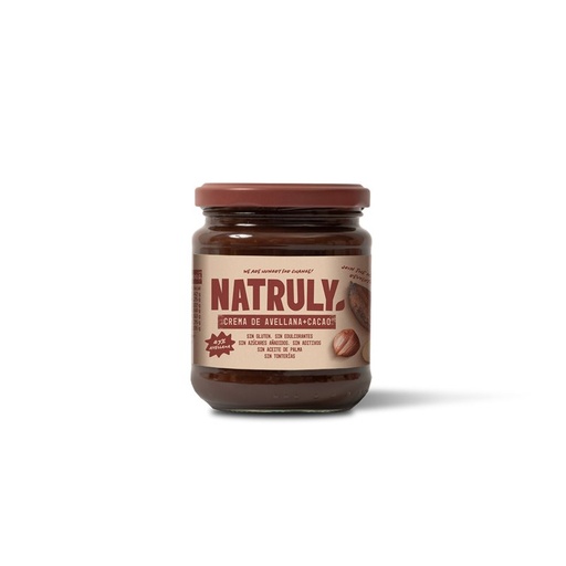 [2051208] CREMA DE CACAO Y AVELLANAS (285 gr) NATRULY