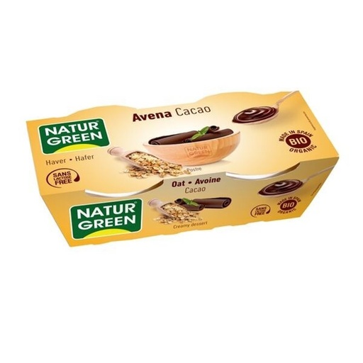 [3070041] NATURGREEN POSTRE AVENA VAINILLA (2 x 125 gr)