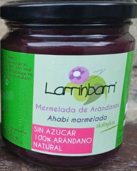 [2060293] MERMELADA DE ARANDANO SIN AZUCAR Larrinbarri (388 g)