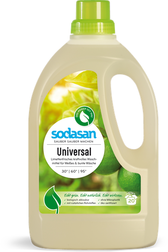 [3050148] DETERGENTE LIQUIDO LAVADORA SODASAN (1,5 L)