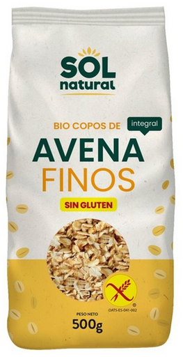 [2031052] COPOS DE AVENA FINOS SIN GLUTEN Sol Natural (500 g)