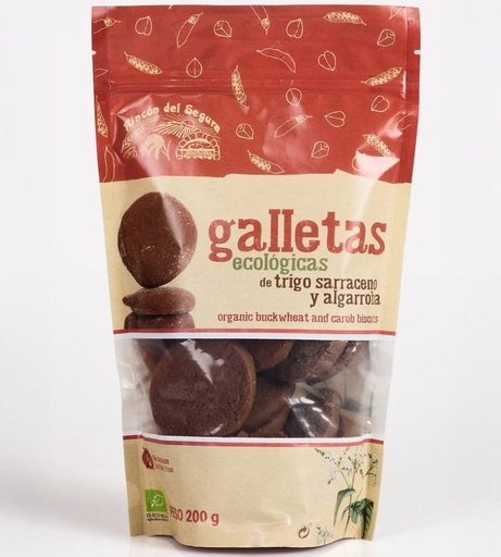 [3070045] GALLETAS DE TRIGO SARRACENO Y ALGARROBA Rincón del Segura (200 g)