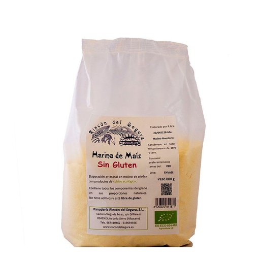 [2081017] HARINA DE MAIZ SIN GLUTEN Rincón del Segura (800 g)